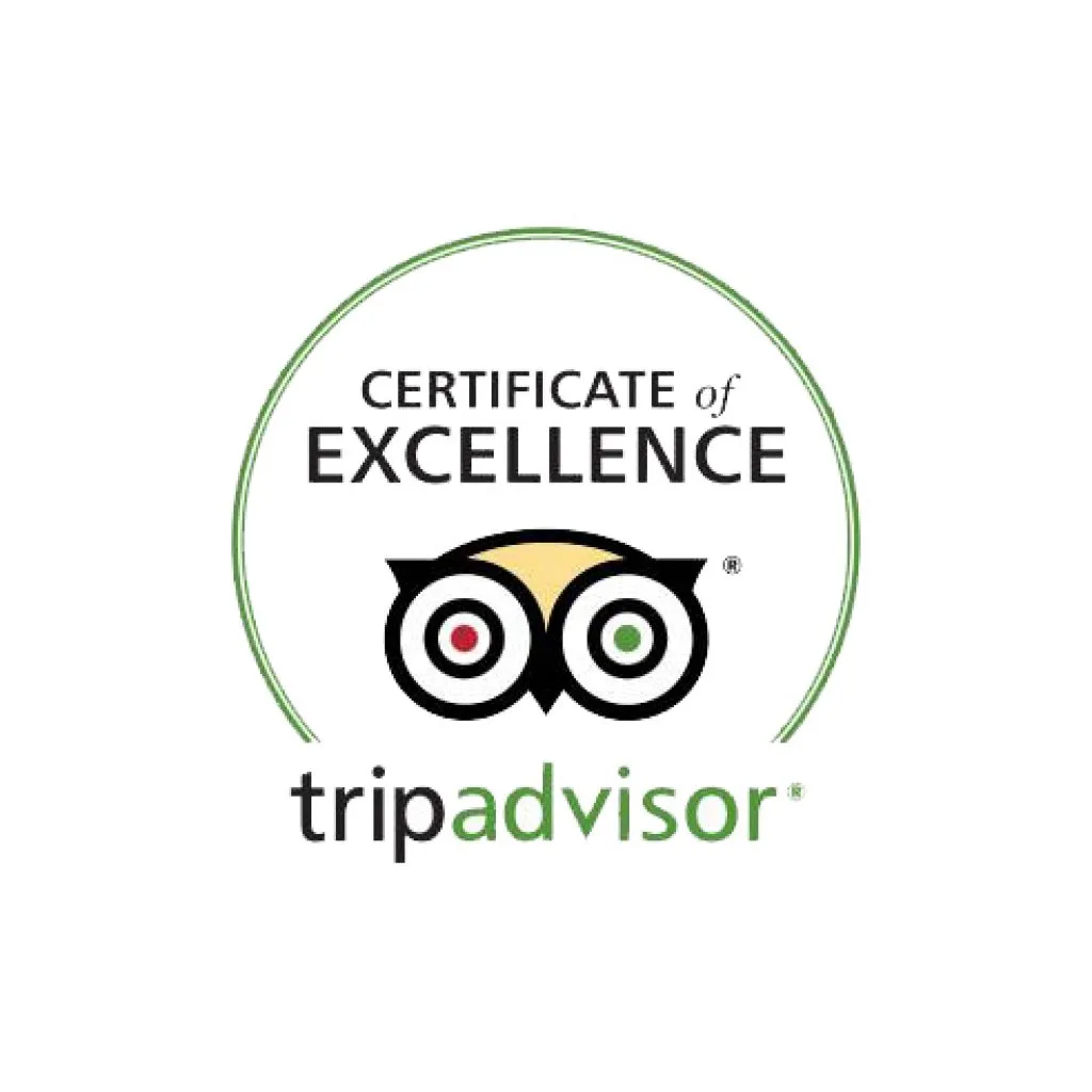 TripAdvisor Certificate of Excellence